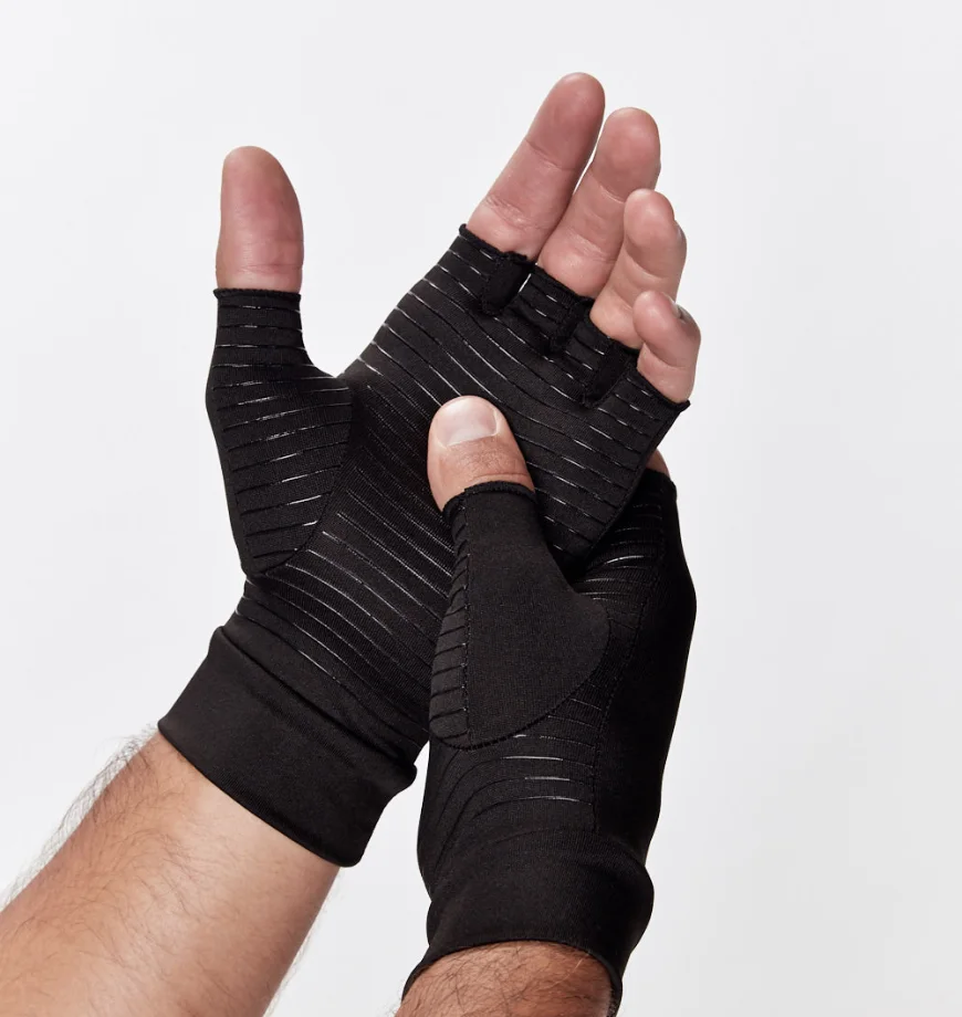 Guantes de compresion con cobre talle L - PTM