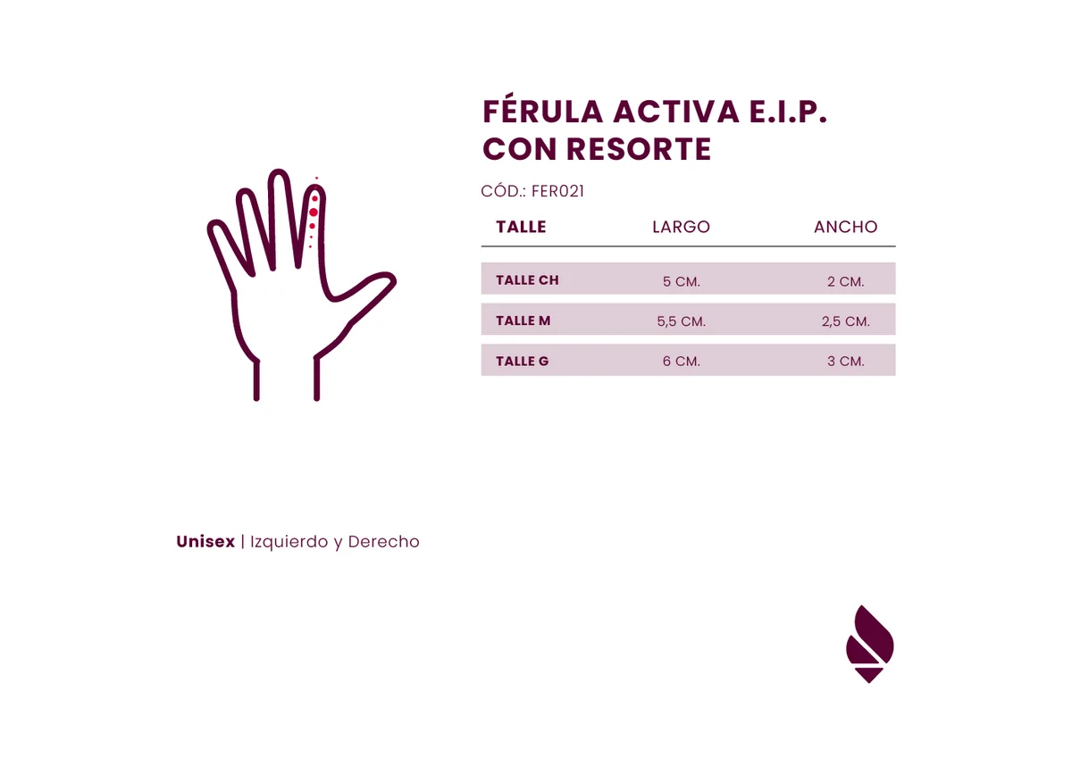 Ferula activa E.I.P con resorte - DEMA