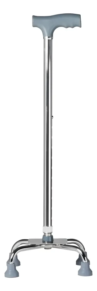 Baston cuadruple base angosta aluminio- LEDESMA